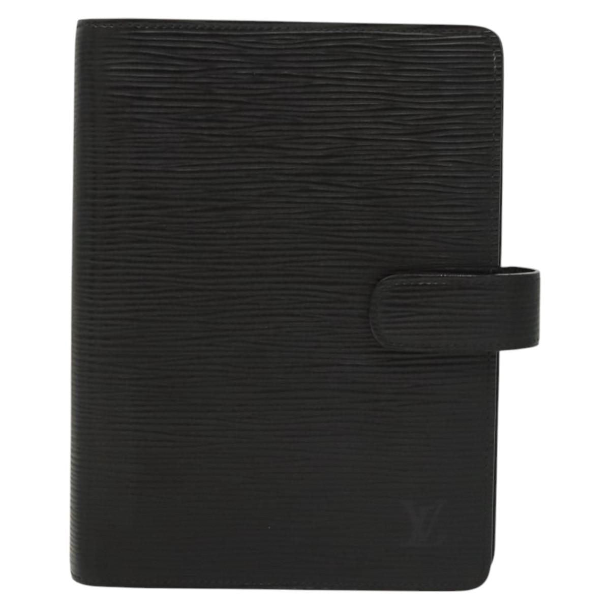 Louis Vuitton Epi Agenda Mm Day Planner Cover Black R 20042 Lv Auth