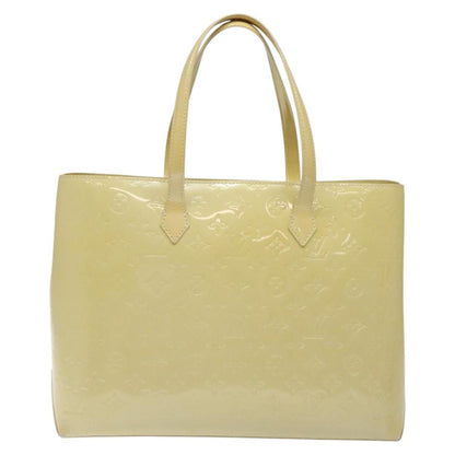 Louis Vuitton Vernis Wilshire Mm Hand Bag Broncorail M 91441 Auth