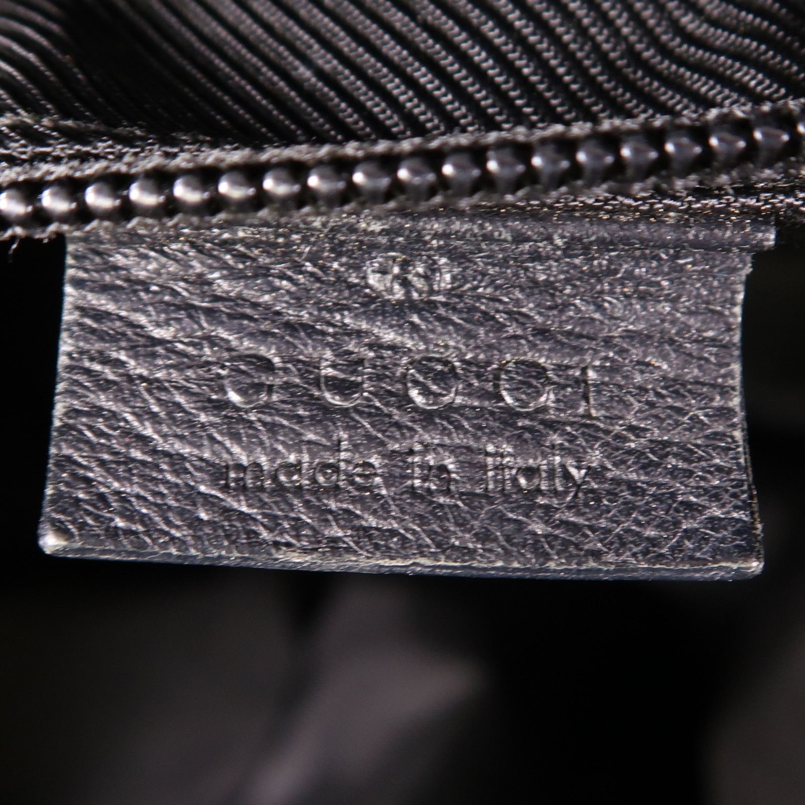 Gucci GG Monogram Web Handle Bucket Tote Black