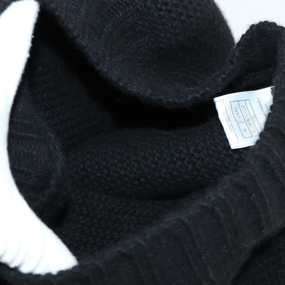 Chanel Sweater Wool 36 Black Cc Auth
