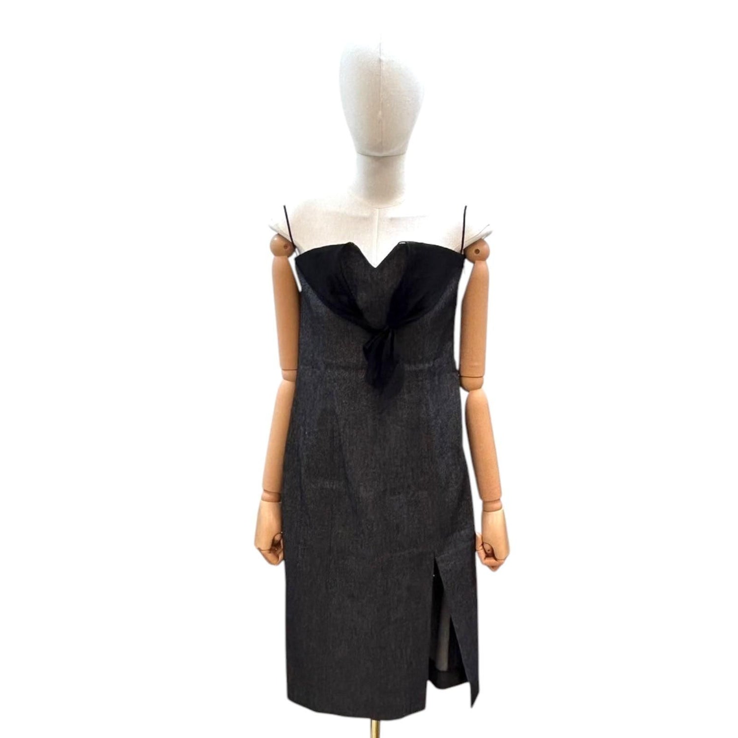 Dior Grey Cotton One Piece Dress 36