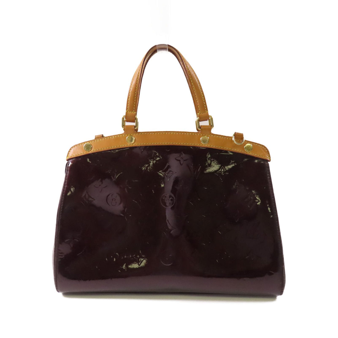 Louis Vuitton Vernis Blair Mm Handmade Shoulder And Back Bag Brown Red 2way Shoulder Bag M 90233