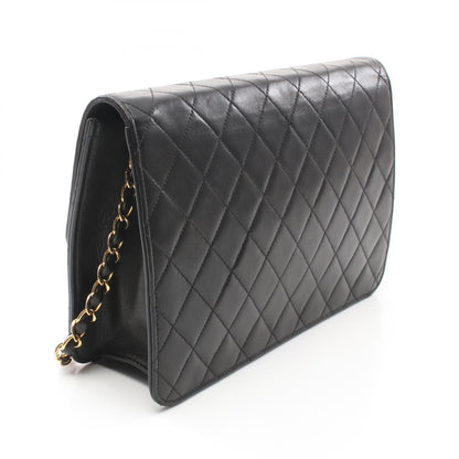 Chanel Lambskin Quilted Medium Single Flap Black