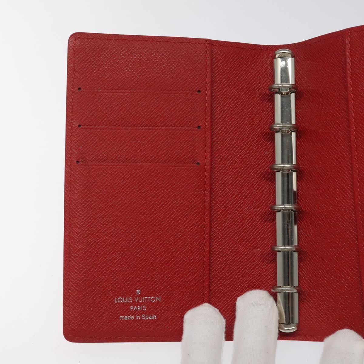 Louis Vuitton Epi Agenda Pm Day Planner Cover Red R 20057 Lv Auth