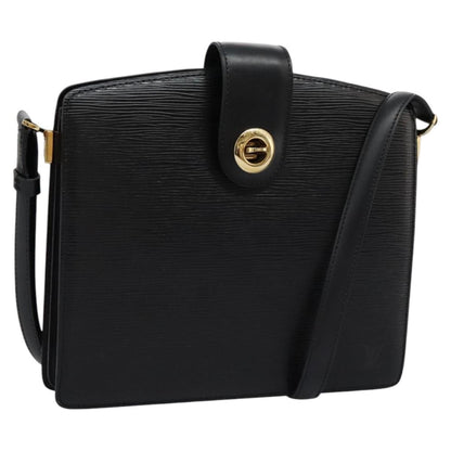 Louis Vuitton Epi Capuchin Shoulder Bag Black M 52342 Lv Auth