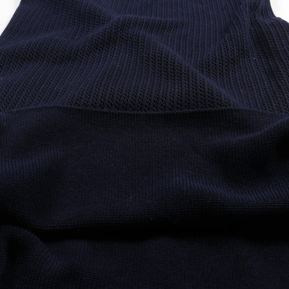 Chanel Navy Black White Coco Mark Dress Cotton P 43319