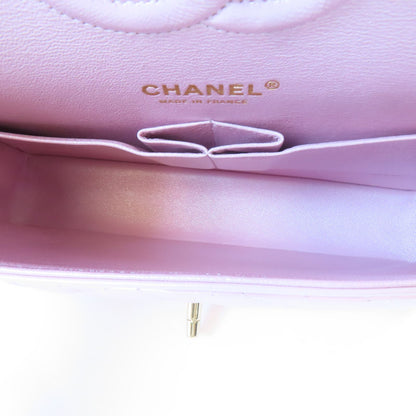 Chanel Caviar Quilted 25 Double Flap Light Pink