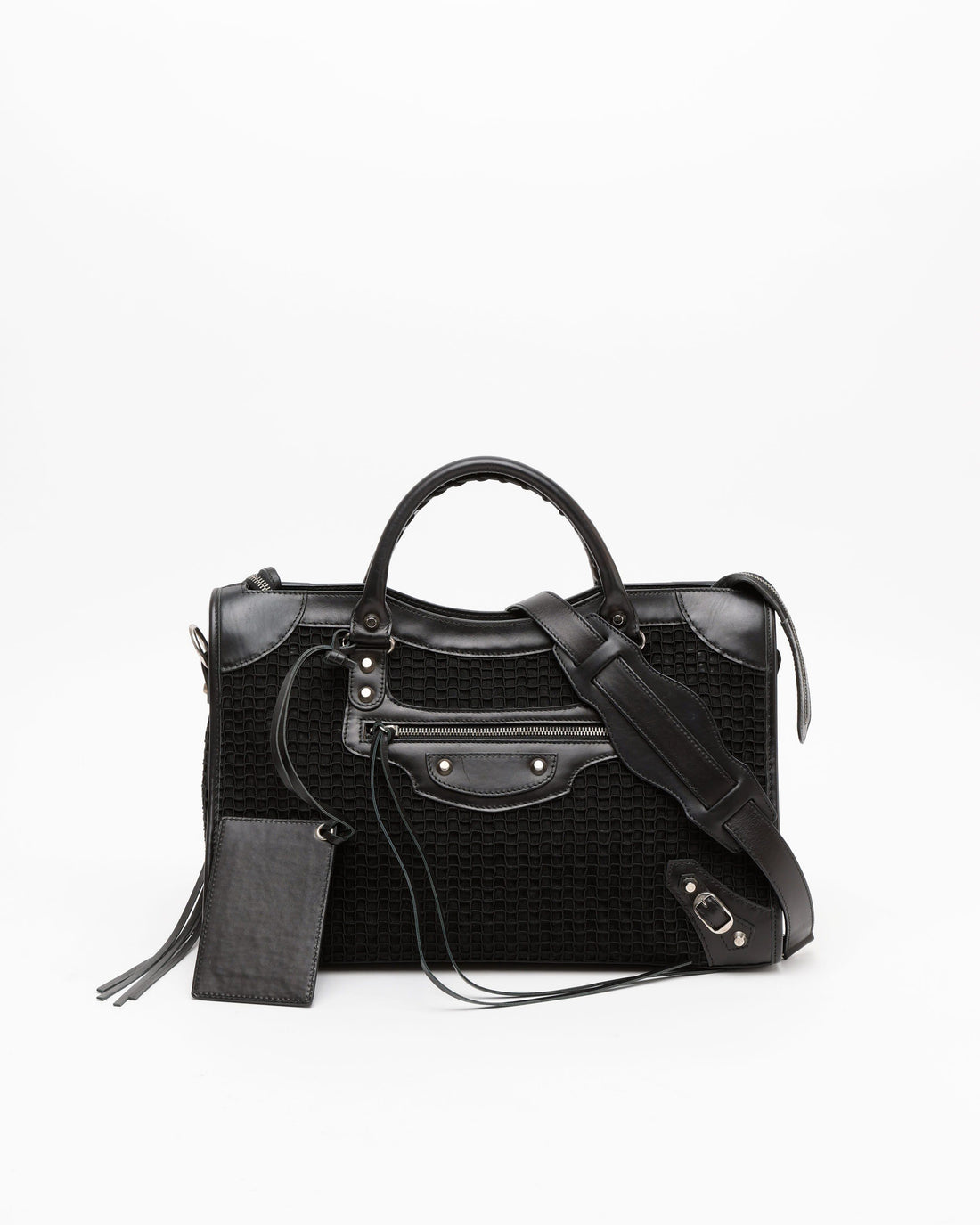 Balenciaga Mesh Classic City Motocross Bag
