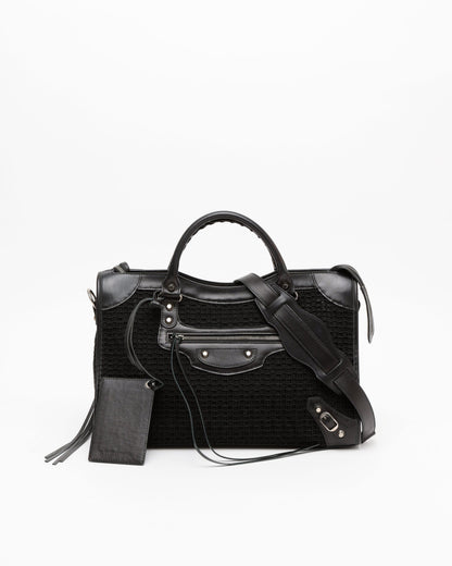 Balenciaga Mesh Classic City Motocross Bag