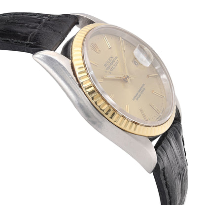 Rolex Datejust 36mm 18K Gold Steel Champagne Dial Men&