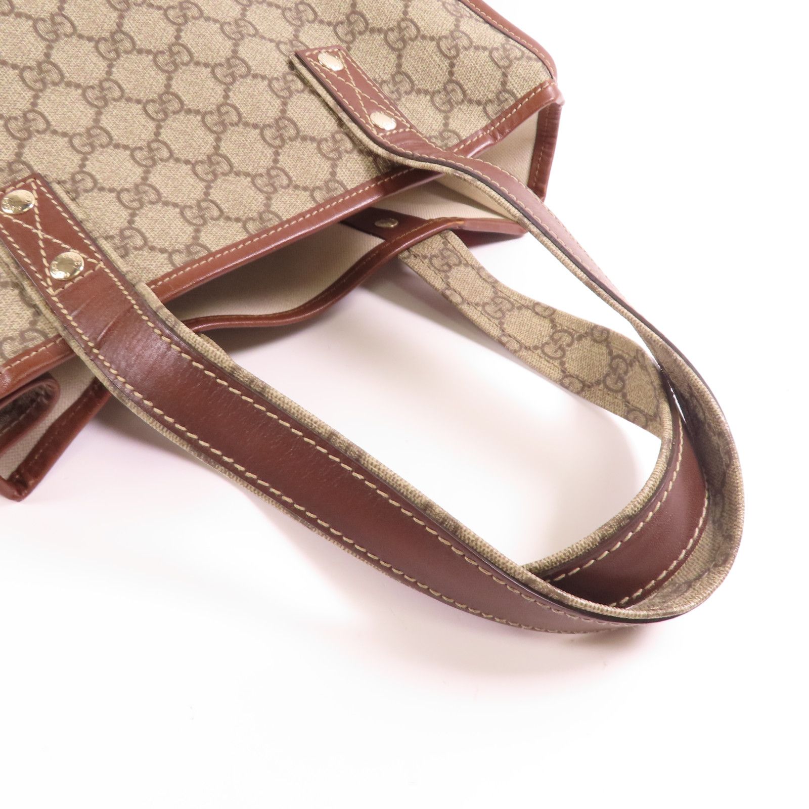 Gucci GG Plus Monogram Small Signature Web Loop Vertical Tote