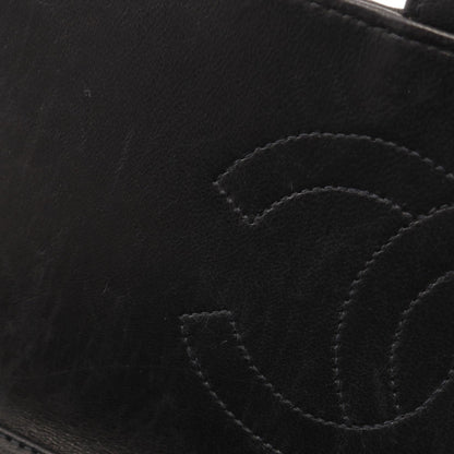 Chanel Matelasse Single Flap Chain Shoulder Bag Lambskin Black Ghw