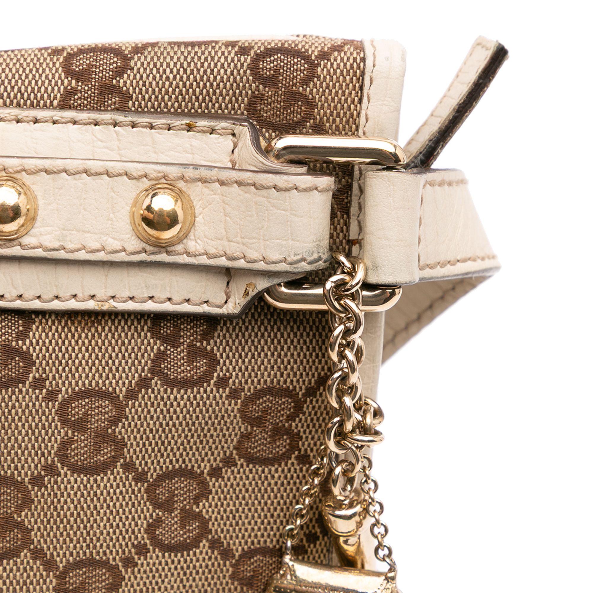 Gucci GG Canvas Jolicoeur Crossbody Brown