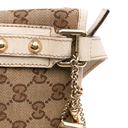 Gucci GG Canvas Jolicoeur Crossbody Brown