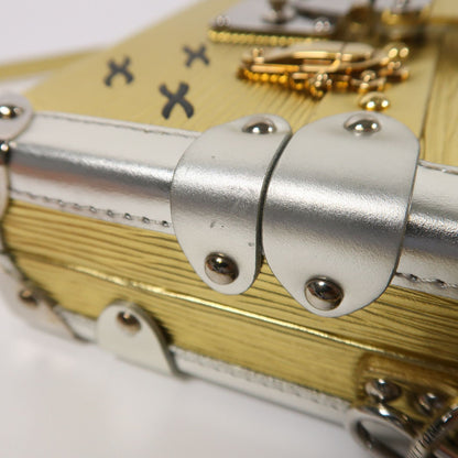 Louis Vuitton Epi/kinpu Petite Malle Kinpaku/ginpaku Shoulder Back Bag Golden Gold Shoulder Bag M 50017