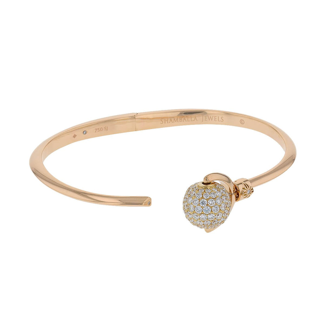 Shamballa Jewels Nyima gold and diamonds bracelet