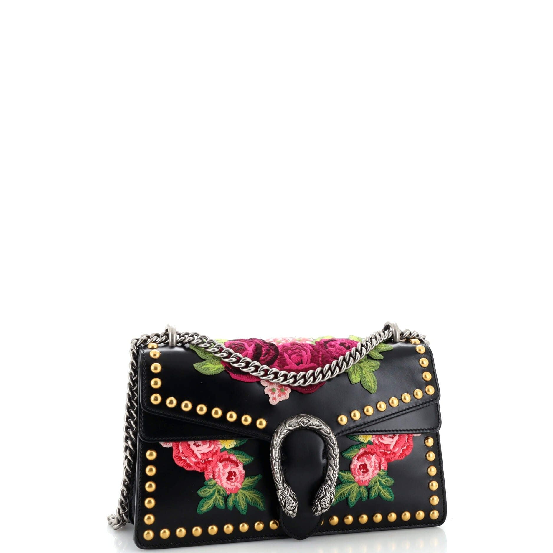 Gucci Dionysus Bag Embroidered Studded Leather Small