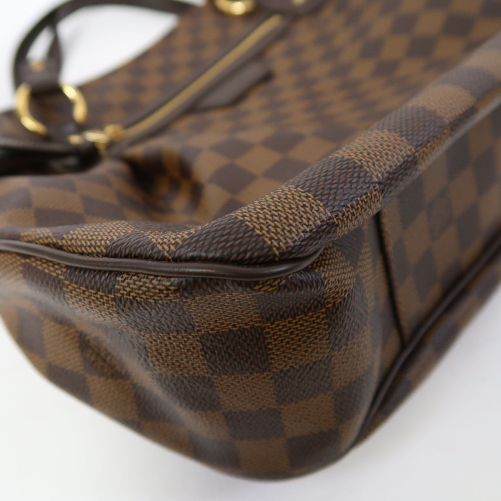 Louis Vuitton Damier Evora Mm Gold Hand-ground Shoulder Bag For Back Bag Brown 2way Shoulder Bag N 41131