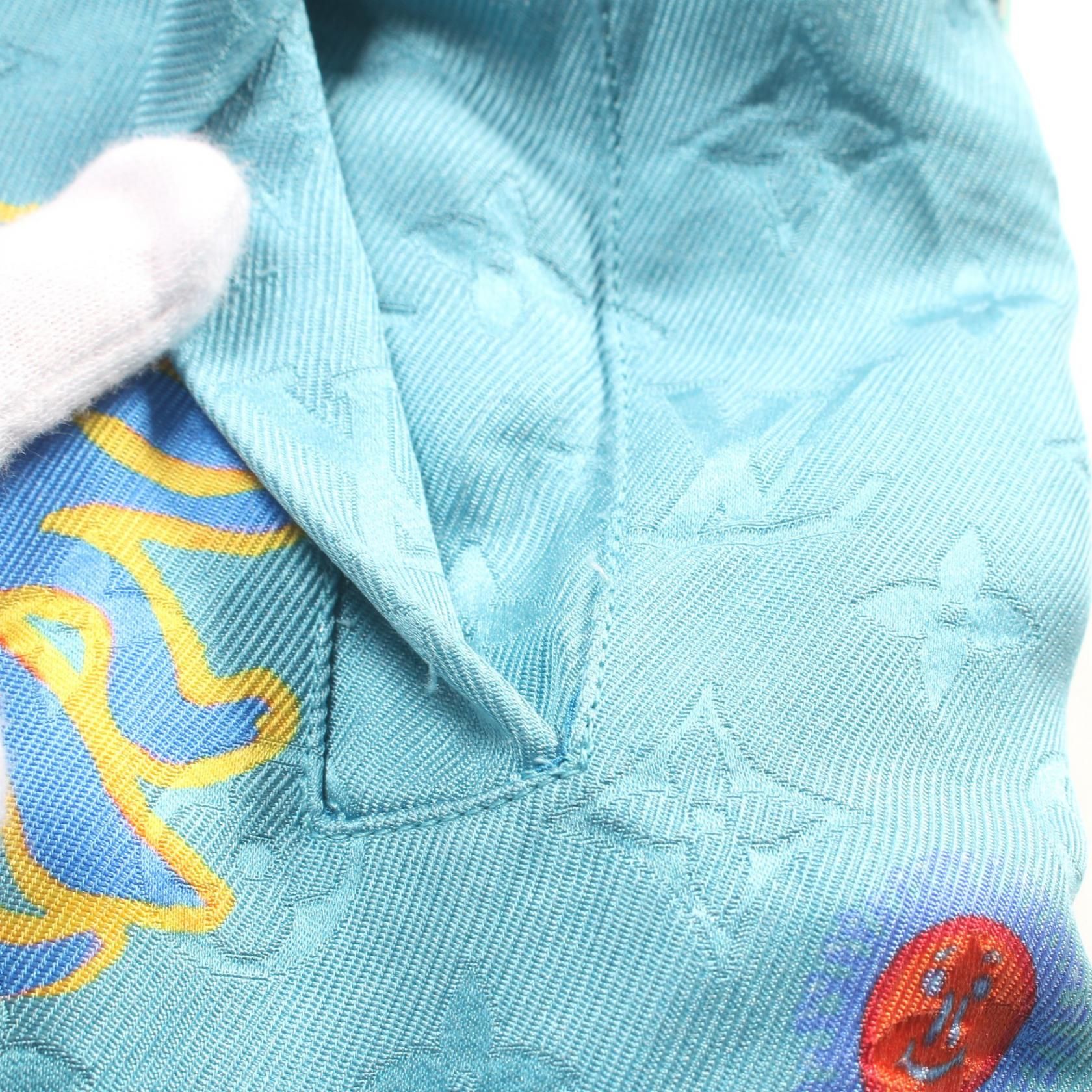Louis Vuitton _ Yayoi Kusama Monogram Face Blue Multicolor Other Tops