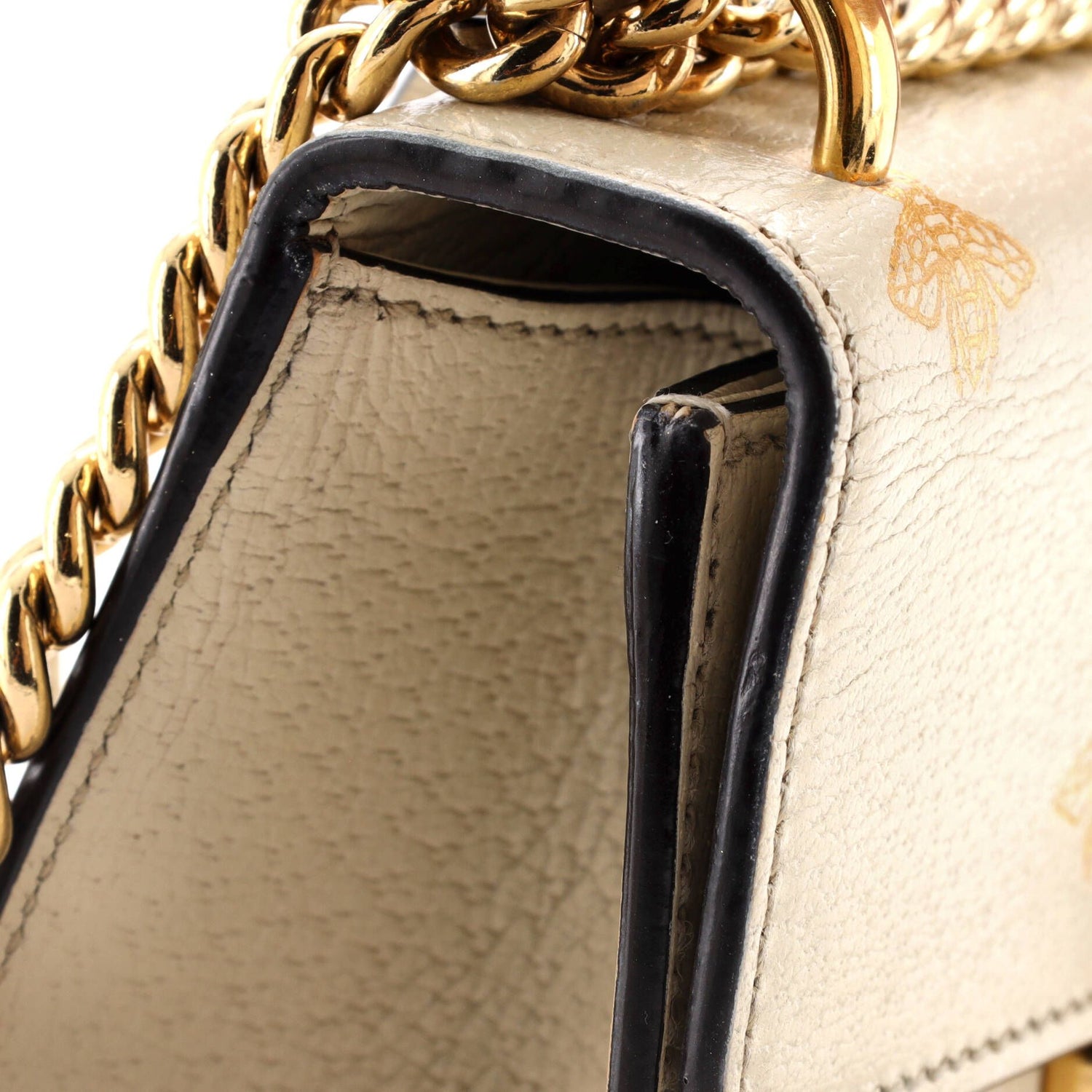 Gucci Padlock Shoulder Bag Printed Leather Small