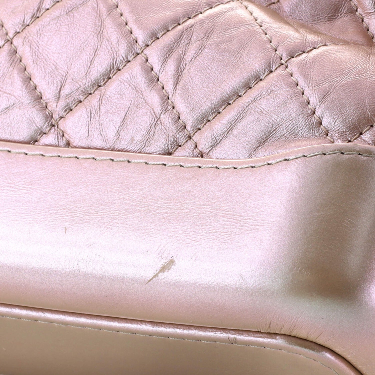 Chanel Gabrielle Hobo Quilted Iridescent Aged Calfskin Small