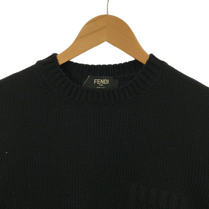 Fendi Sweater Black Cotton