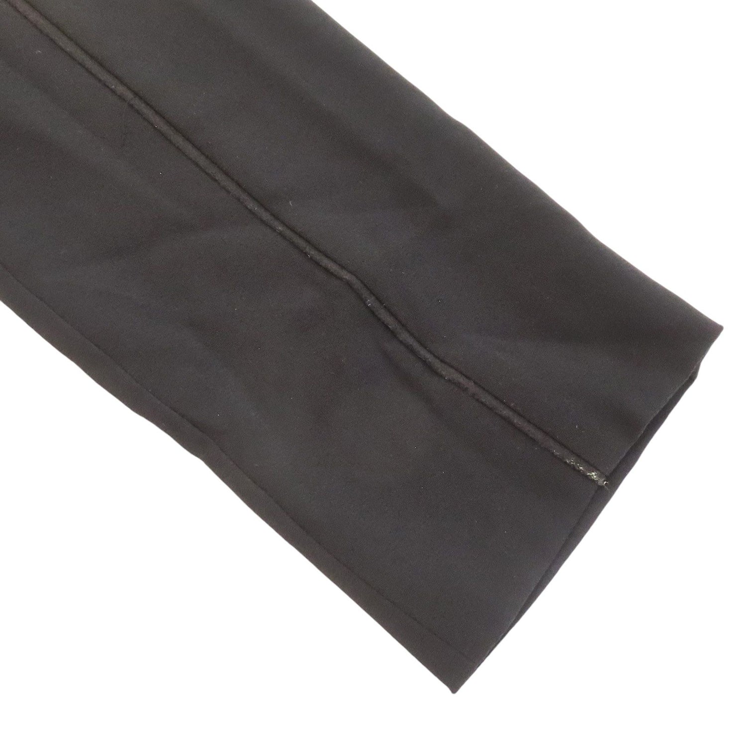 Balenciaga Black Polyester Straight Leg Pants 36