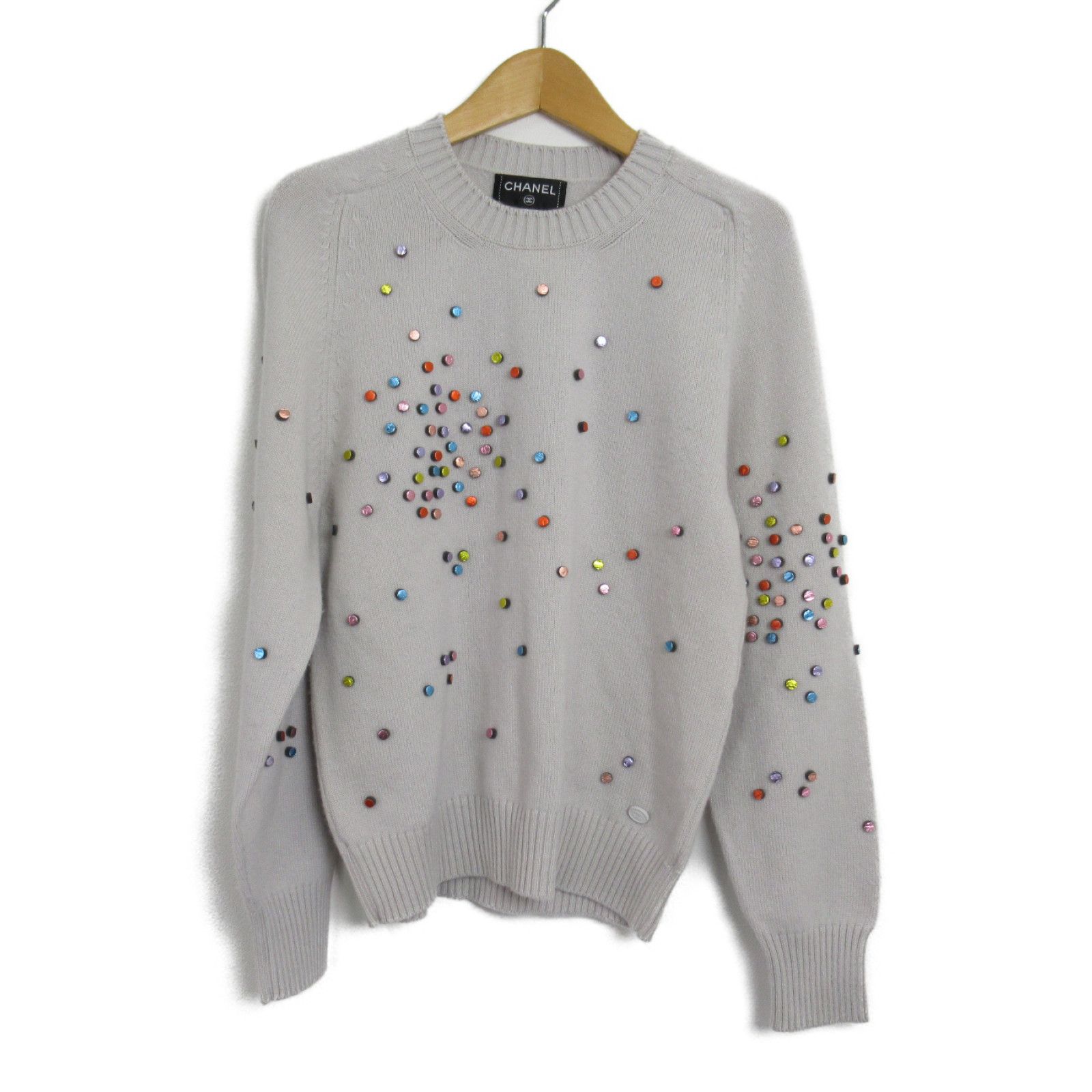 Chanel Knitwear Sweater P 50459k 06396 Cashmere Gurege  