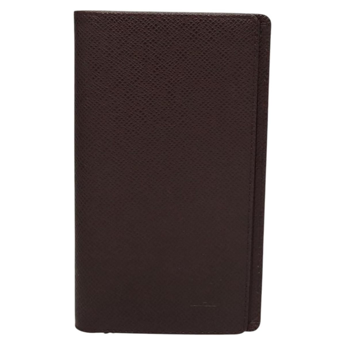 Louis Vuitton Taiga Agenda Posh Day Planner Cover Acajou R 20415 Lv Auth