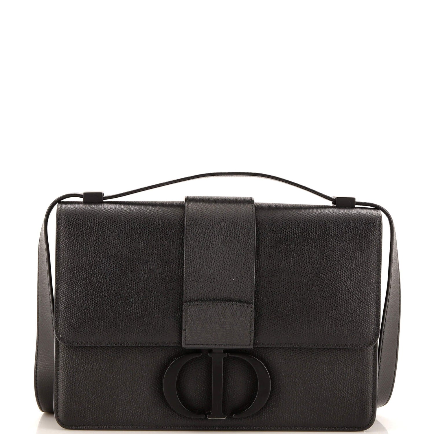 Christian Dior Ultra Matte 30 Montaigne Flap Bag Leather