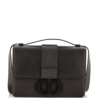Christian Dior Ultra Matte 30 Montaigne Flap Bag Leather
