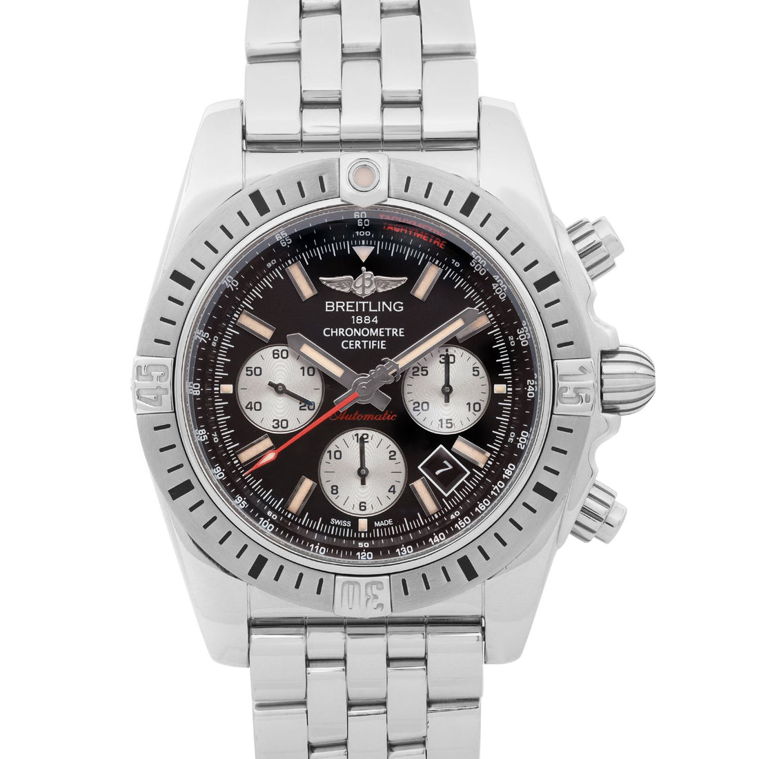 Breitling Chronomat 44 Airborne Steel Automatic Mens Watch AB01154G/BD13-375A