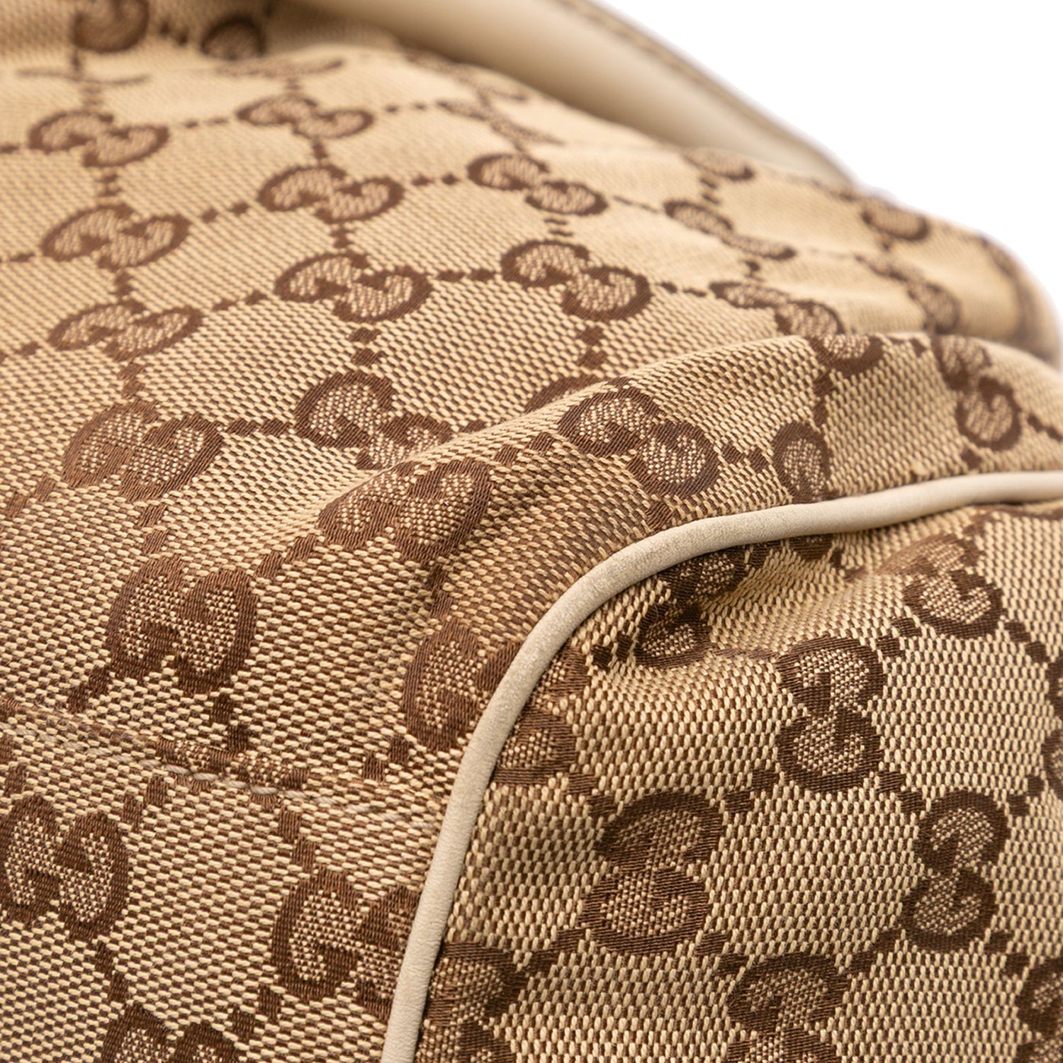 Gucci GG Canvas Sukey Satchel Brown