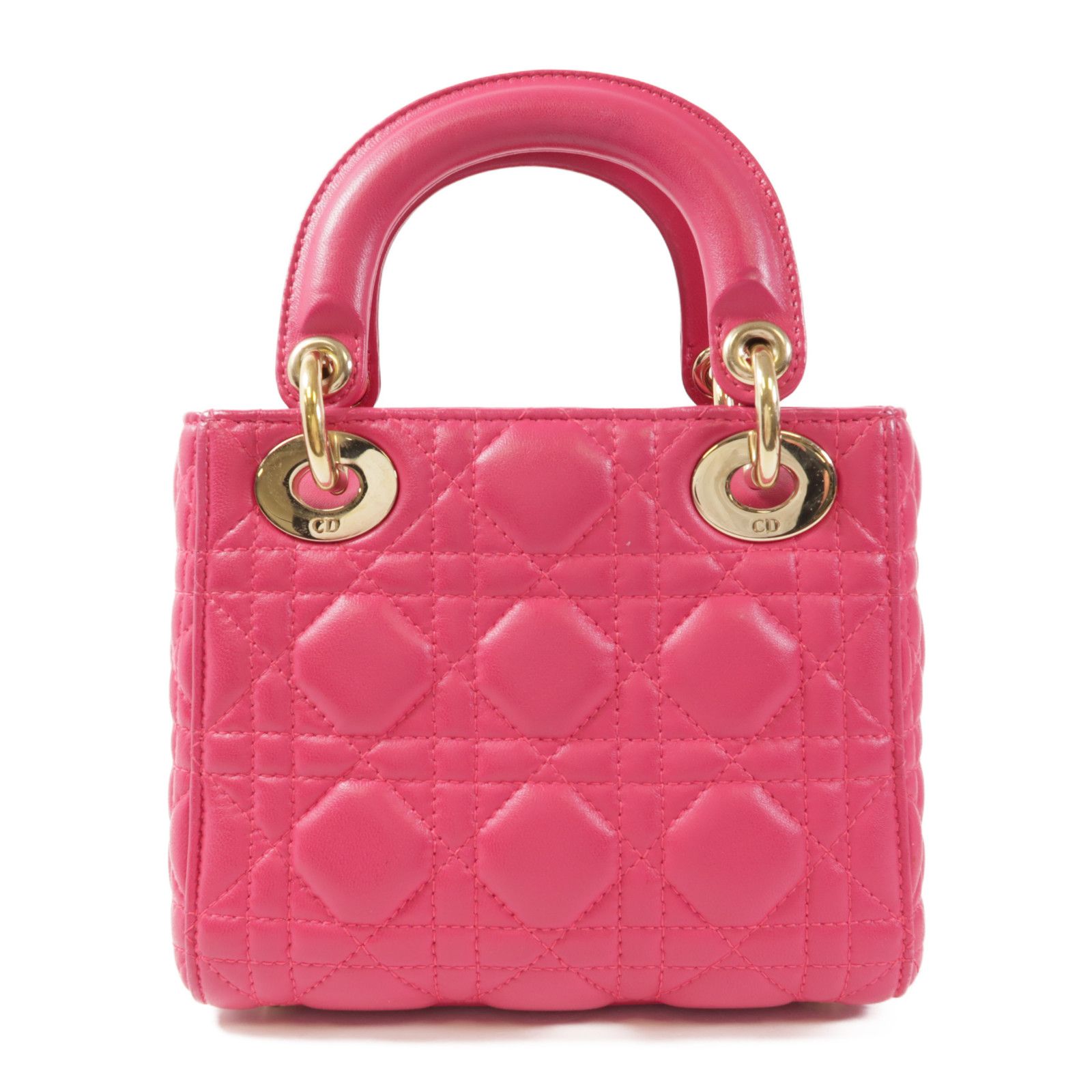 Dior Lady Dior Mini Raspberry Pink