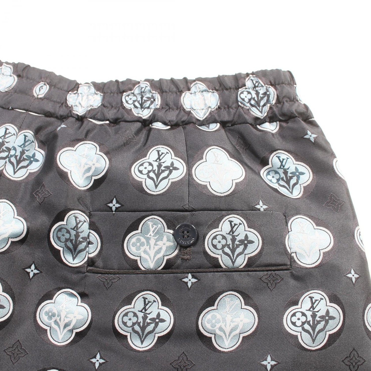 Louis Vuitton Pajama Shorts Gres Gray Multicolor Pants Rm 231f Mu 0 Hofp 2w