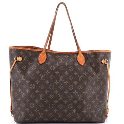 Louis Vuitton Neverfull Nm Tote Monogram Canvas Gm