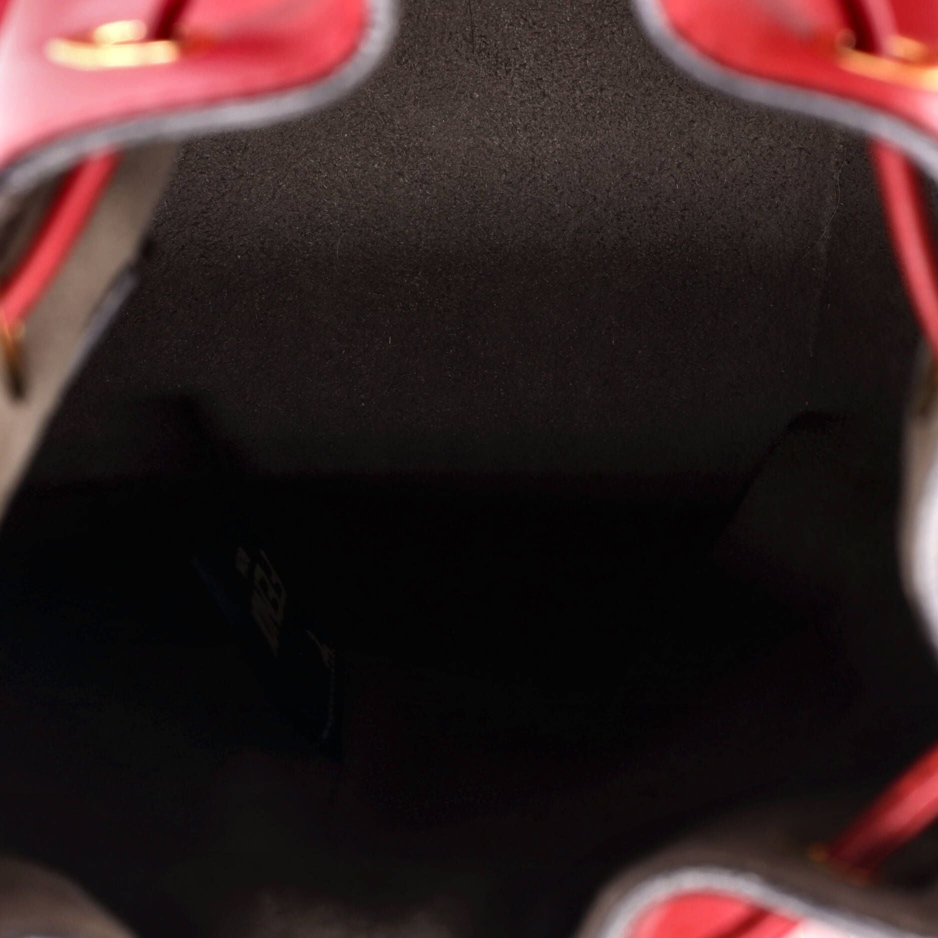 Fendi Monster Mon Tresor Bucket Bag Leather Mini