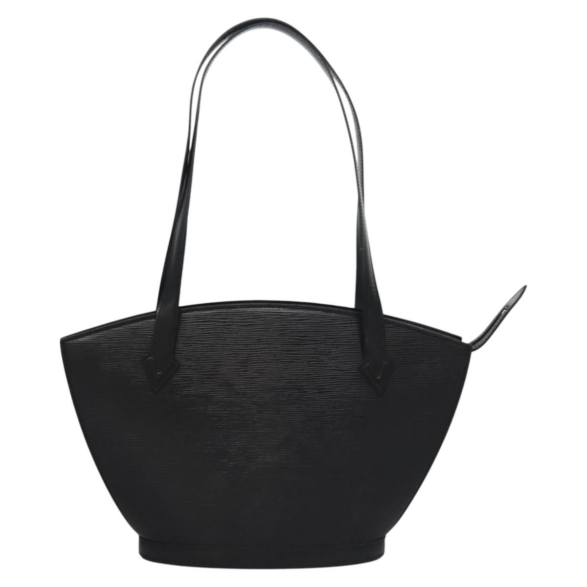 Louis Vuitton Epi Saint Jacques Powanie Long Bag Black M 52332 Lv Auth