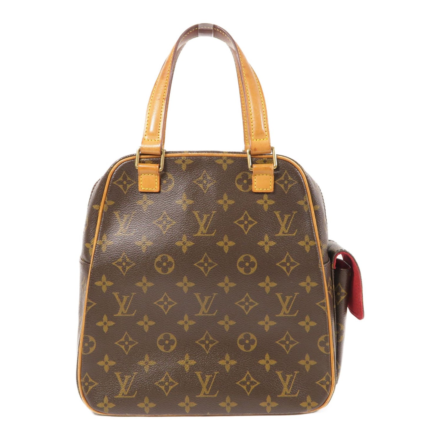 Louis Vuitton Monogram Excentri-cite Kinsaku Hand-turned Bag Palm Color Brown Handbag M 51161