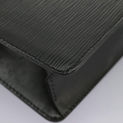 Louis Vuitton Epi Pochette Homme Clutch Bag Black Noir M 52522 Lv Auth