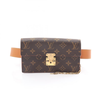 Louis Vuitton S-lock Belt Pouch Pm Monogram Brown Waist Bag Body Bag M 44667