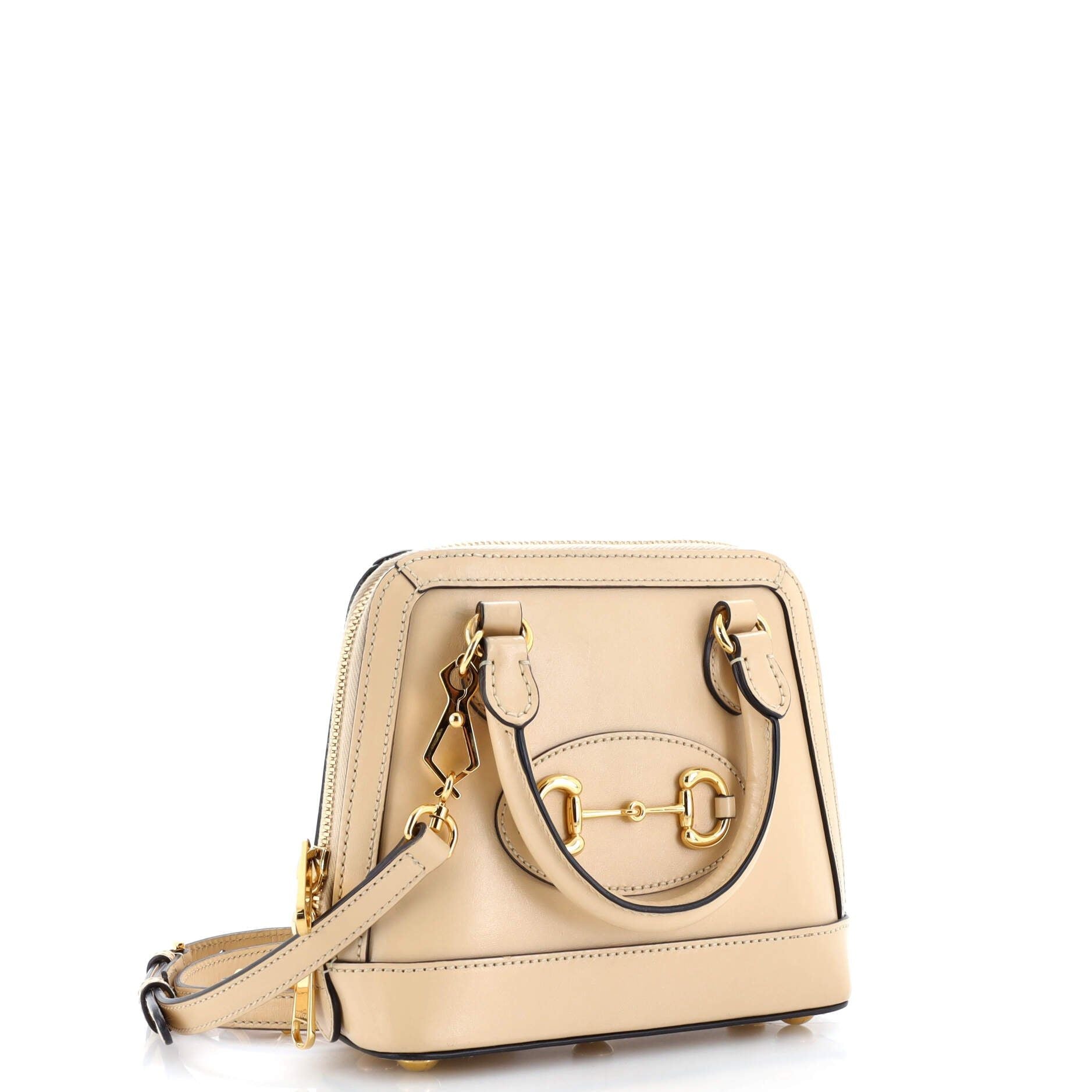 Gucci Horsebit 1955 Top Handle Bag Leather Mini
