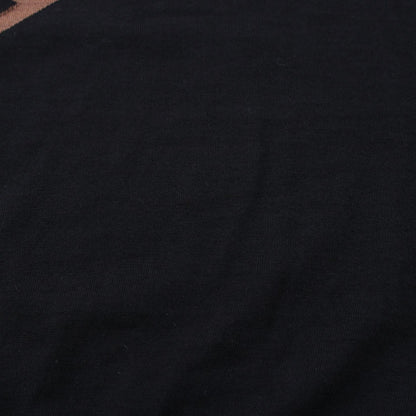 Fendi Zucca Knit Sweater Fzz 426 A 4xh Wool Black Brown Mens 44