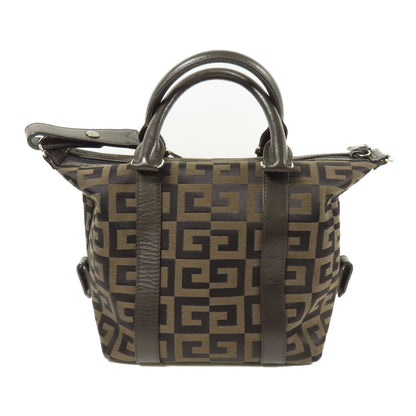Givenchy Canvas Shoulder Bag Hand-turn Shoulder Bag 2way Shoulder Bag Brown Canvas