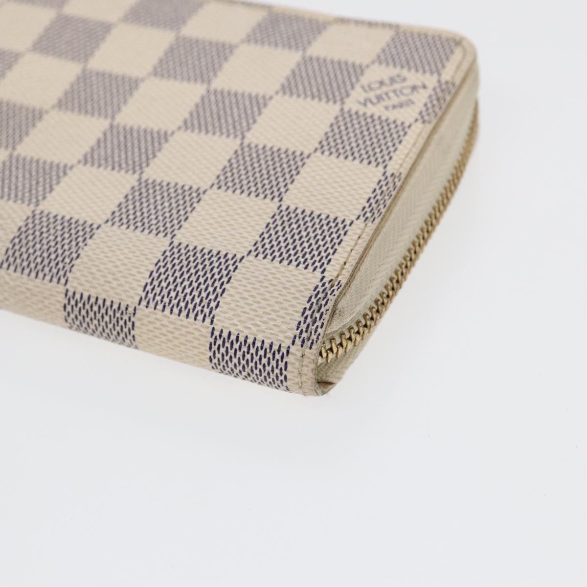 Louis Vuitton Zippy Wallet, Damier Azur