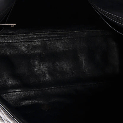 Chanel Classic Single Flap Bag Chevron Patent Maxi