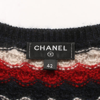 Chanel Navy Red White Dress Other Cashmere P 57823k 07567