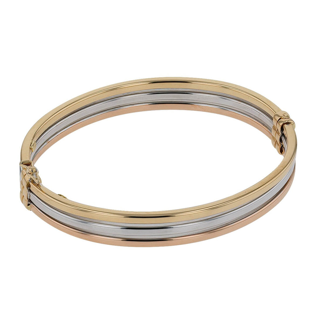 Three tones gold bracelet