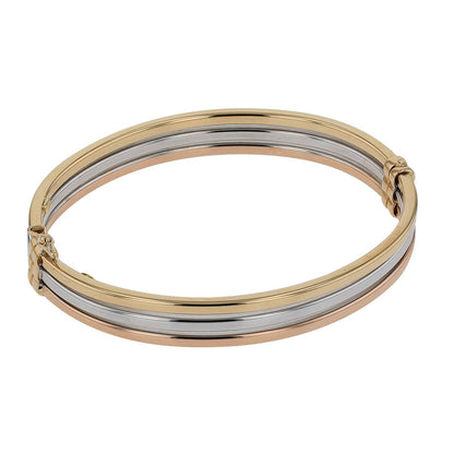 Three tones gold bracelet