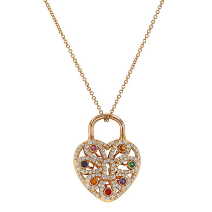 Tiffany &amp; Co. diamonds, opals, citrine, garnet, amethyst, iolite, pink tourmaline and gold necklace
